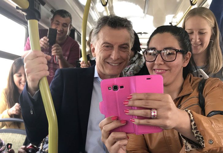 Con Vidal y Magario, Macri inauguró el Metrobus de La Matanza