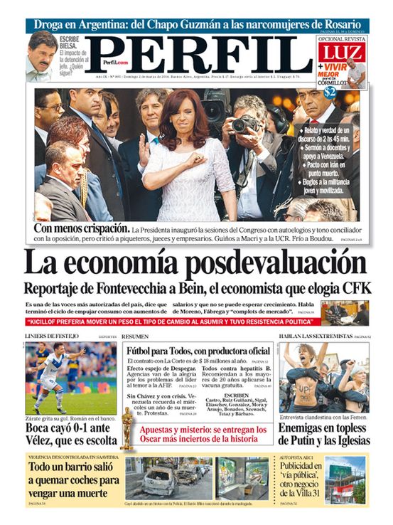 La economía posdevaluación