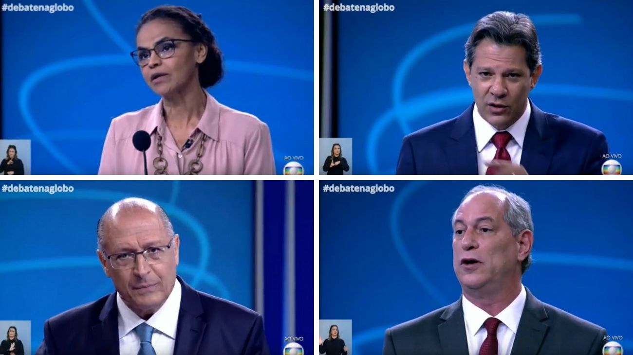 Todos contra Jair Bolsonaro en el último debate presidencial