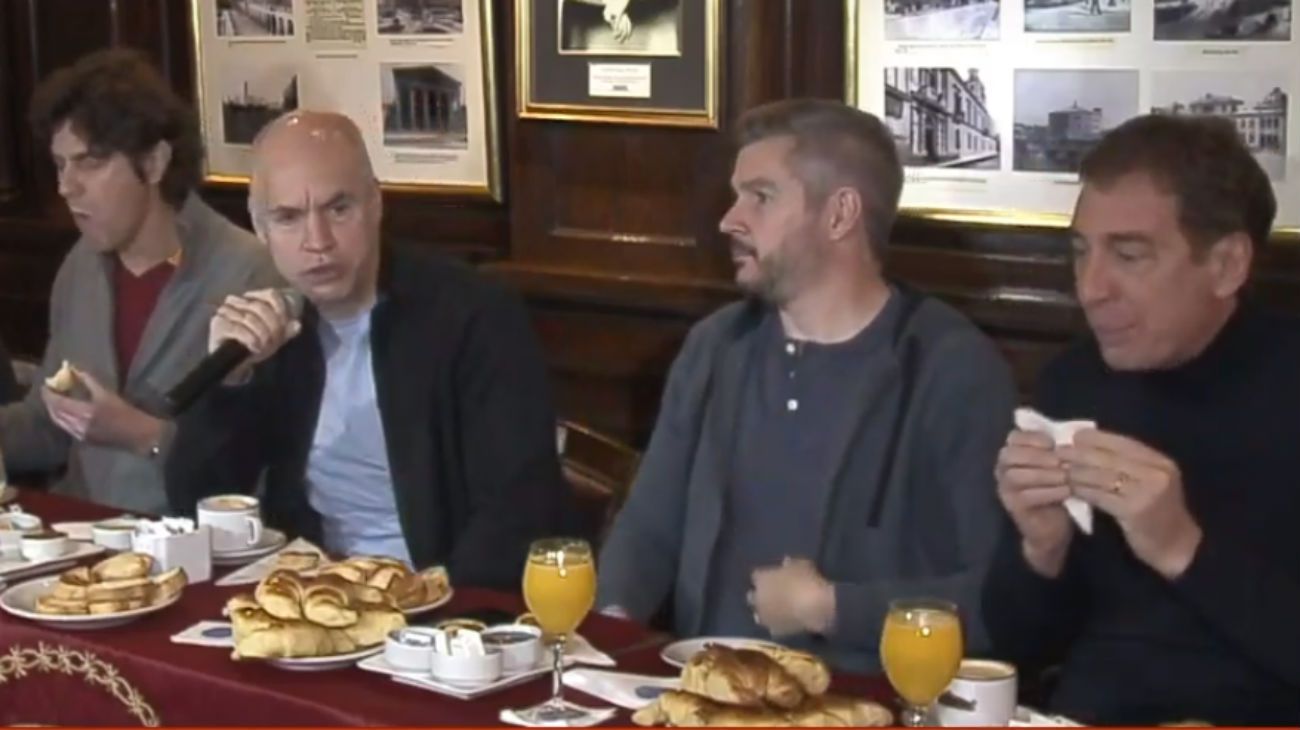 Peña, en el desayuno con Larreta: "Van a ser los comicios más transparentes de la historia"