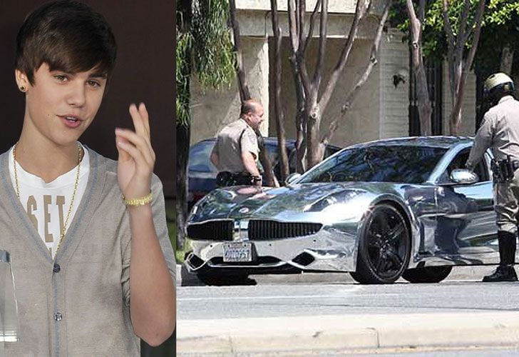 Justin Bieber maneja "como un loco"