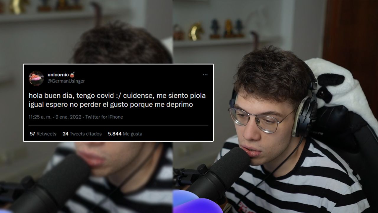 Unicornio dio positivo de COVID-19