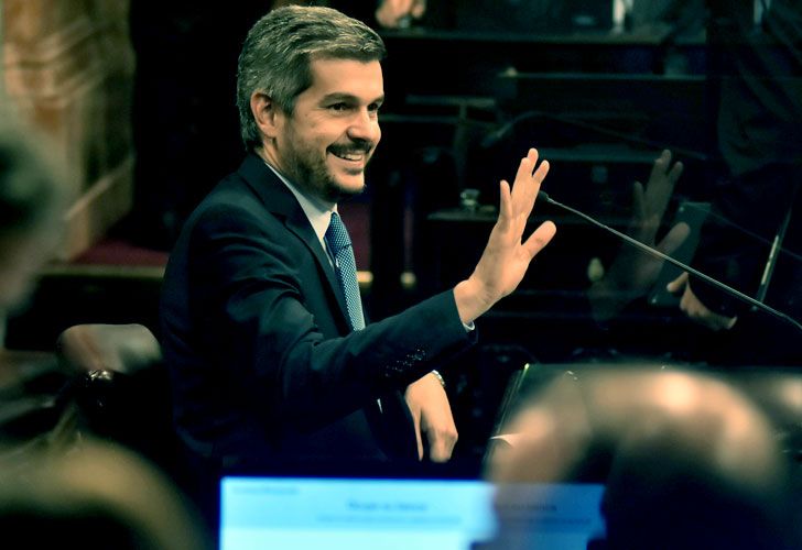 Marcos Peña informó sobre la gestión de Gobierno ante el Senado