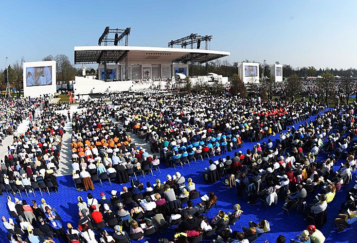 Un millón de personas en una misa de Francisco