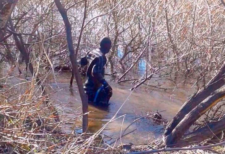 Hallan un cuerpo durante el tercer rastrillaje del río Chubut