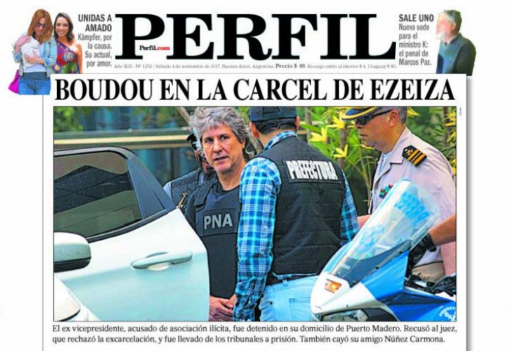La tapa de Diario Perfil de este sábado