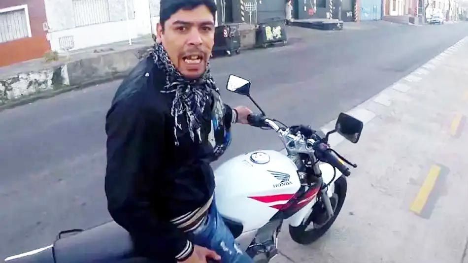 El tristemente célebre "motochorro de La Boca" fue detenido por golpear a su novia