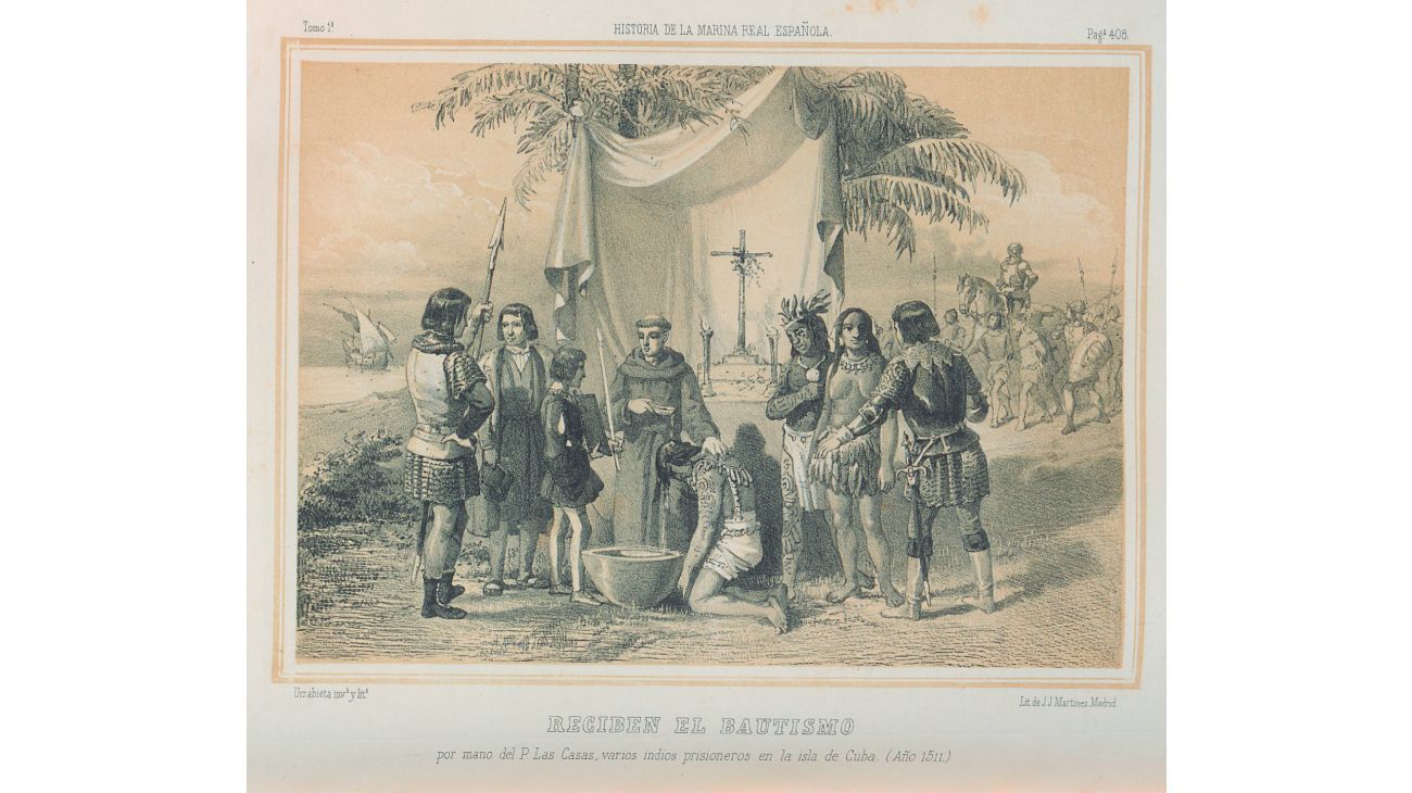 Conquistadores y naturales: cosa de reír o de llorar