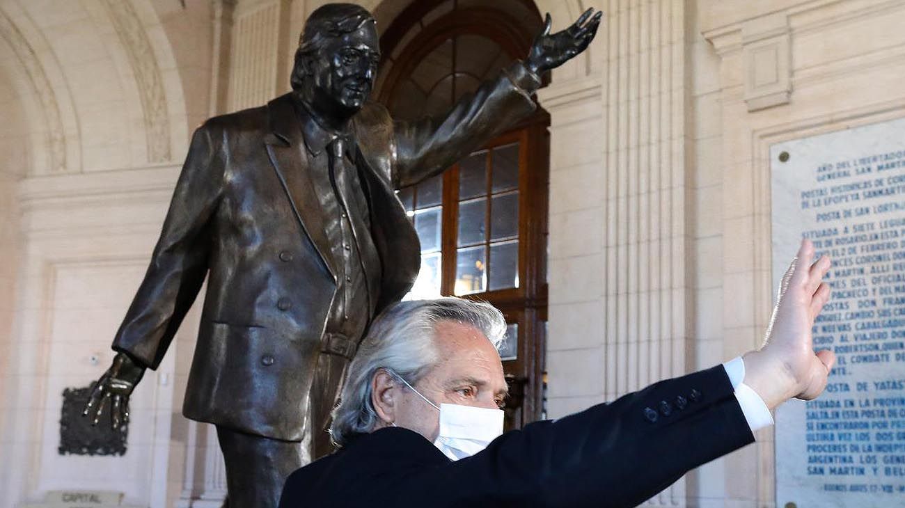 Alberto Fernández emocionado: "Lo único que le pido a la vida es que Néstor Kirchner me acompañe siempre"