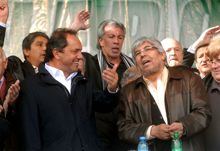 Moyano denunció un "golpe de Estado encubierto" contra Scioli