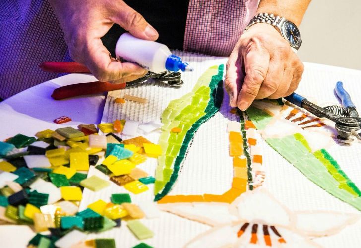 Marino Santa María creó una obra colectiva con la participación del público