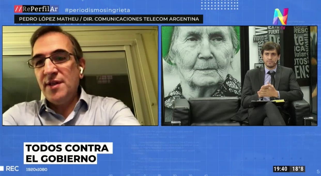 Pedro López Matheu, de Telecom: "Preferiríamos el diálogo antes de llegar a un pleito"