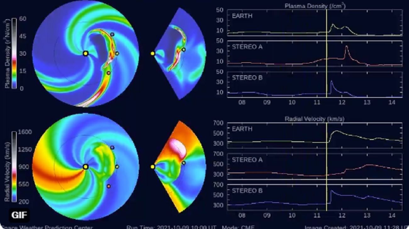 Alertan sobre una tormenta geomagnética moderada en la Tierra para este lunes