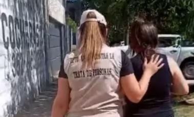 Así rescatan a joven discapacitada de una presunta red de trata