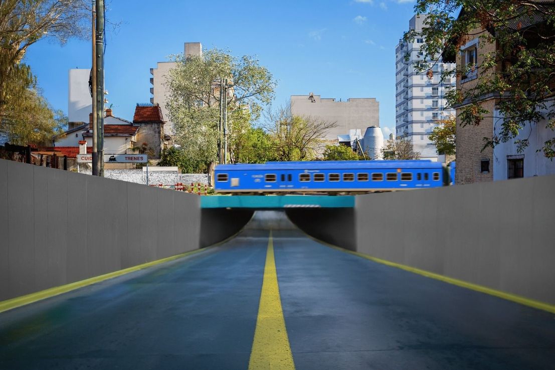 Diego Valenzuela anunció la construcción de un túnel en Caseros con fondos municipales