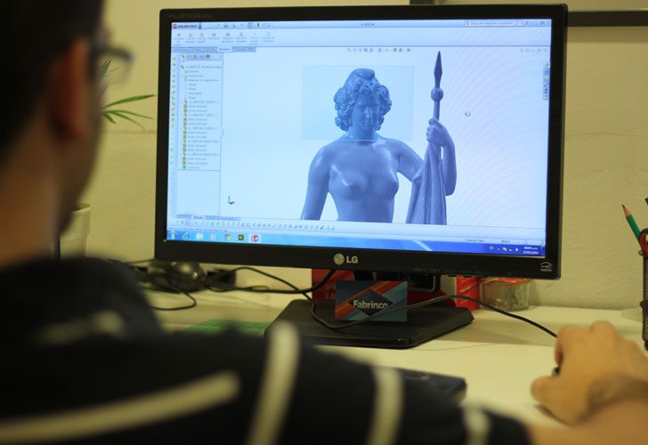 Conservan las obras de arte con un software de escaneo e impresión 3D