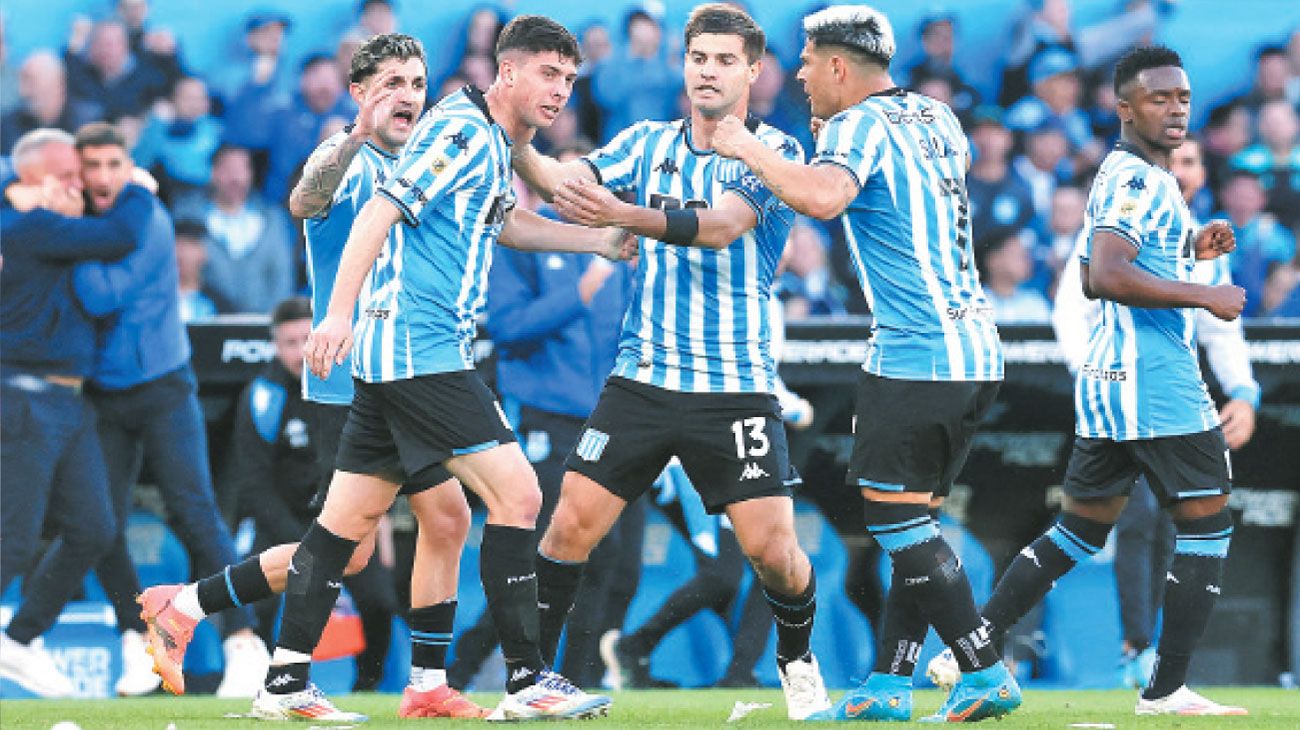 Racing se quedó con el clásico ante Boca y con la ilusión de pelear la Liga