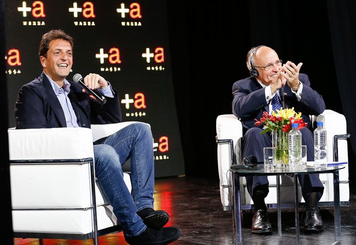 Massa se mostró con Giuliani