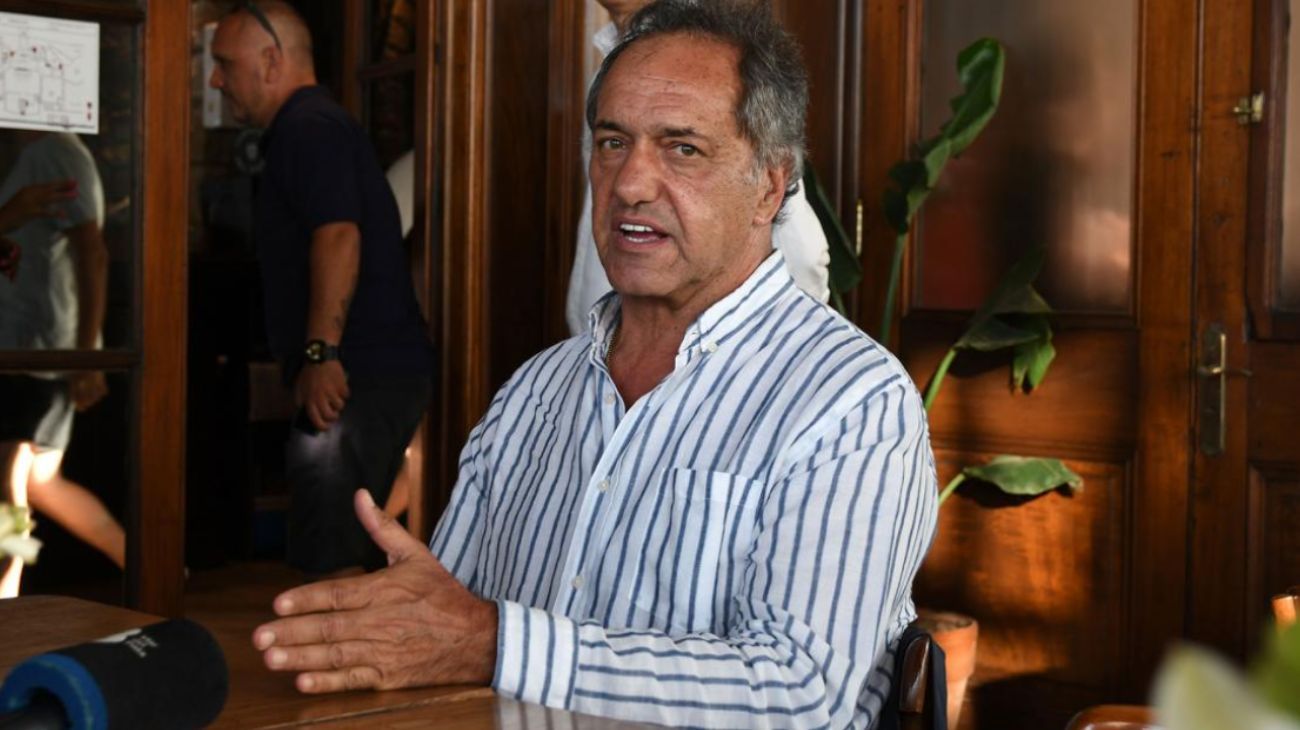 Daniel Scioli no resigna su candidatura