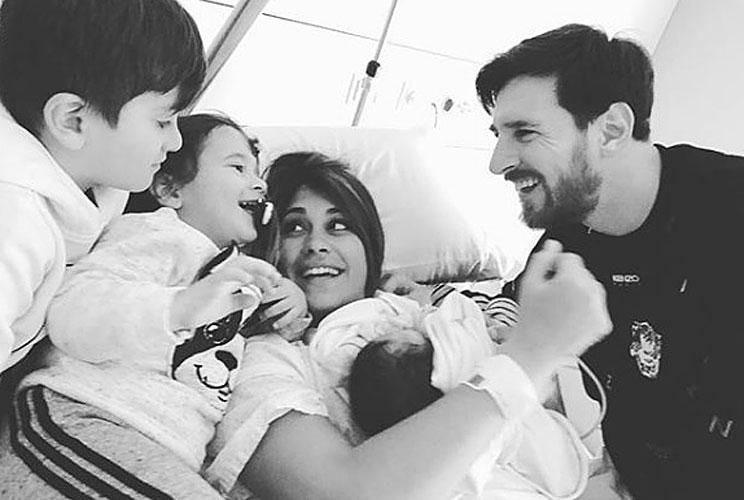 Messi fue padre otra vez y bautizó Ciro a su tercer hijo