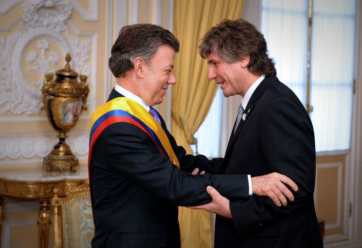 Boudou, el viceprocesado, representa a la Argentina en Colombia