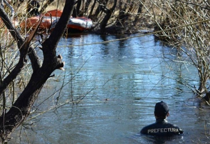 Con la llegada de Sergio Maldonado, sacaron el cuerpo del Río Chubut