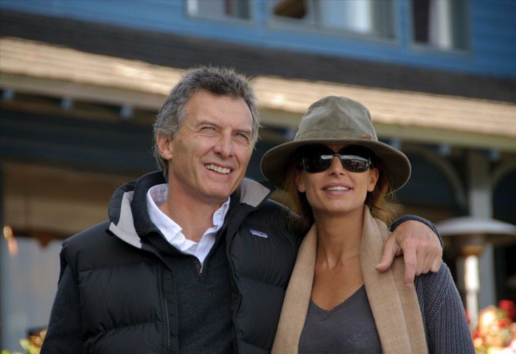 La 'selfie' de Macri y Awada en las Cataratas del Iguazú