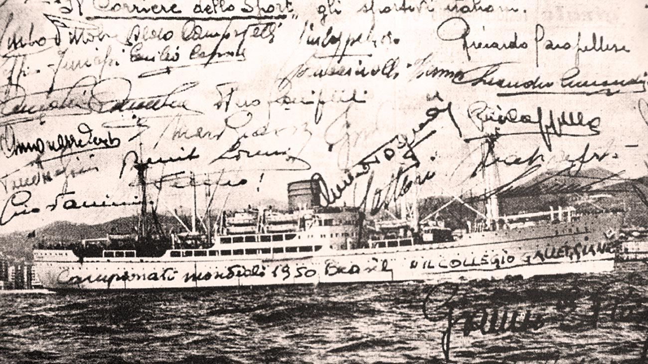 De Italia a Brasil: 18 días en barco