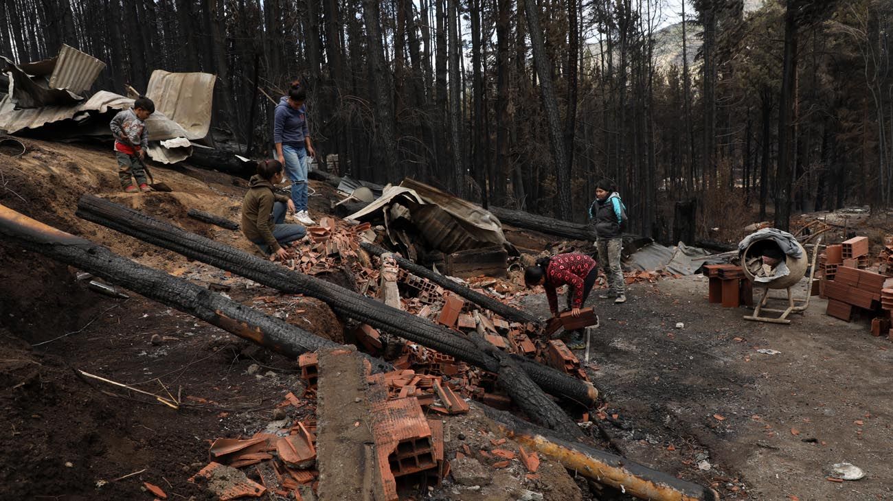 ANSES duplicará la ayuda para afectados por incendios en la Patagonia