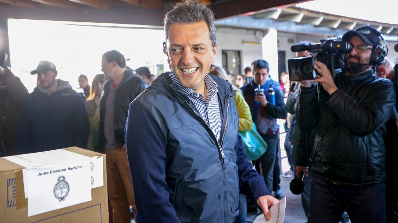 Sergio Massa apuntó al escrutinio provisorio: "Tomamos recaudos para cuidarle el voto a la gente"