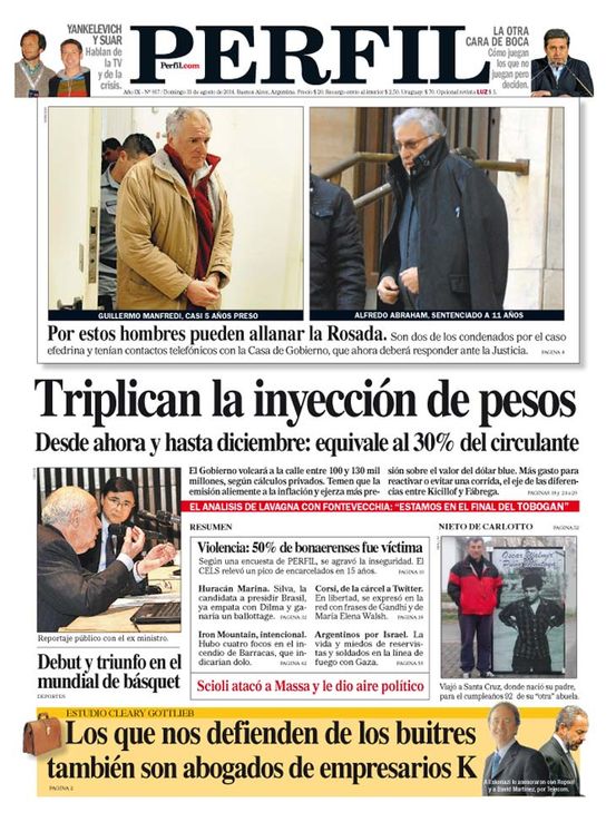 Triplican la inyección de pesos