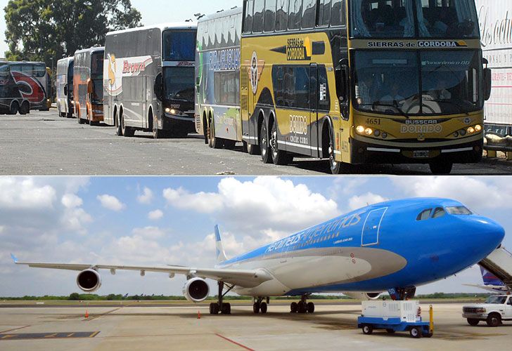 Viajar en avión ya cuesta menos que en micro