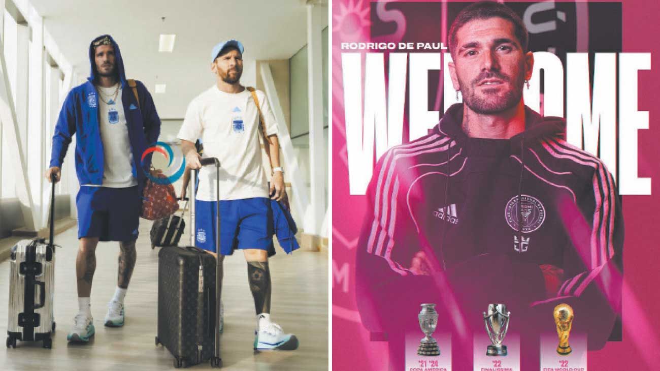 Club de amigos: De Paul jugará en el Inter Miami