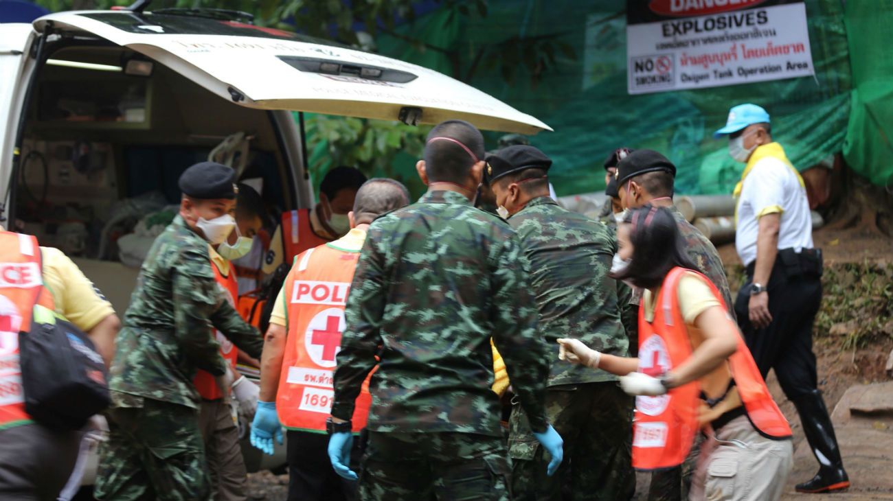 Tailandia: terminó otra exitosa jornada de rescate y ya son ocho los chicos a salvo