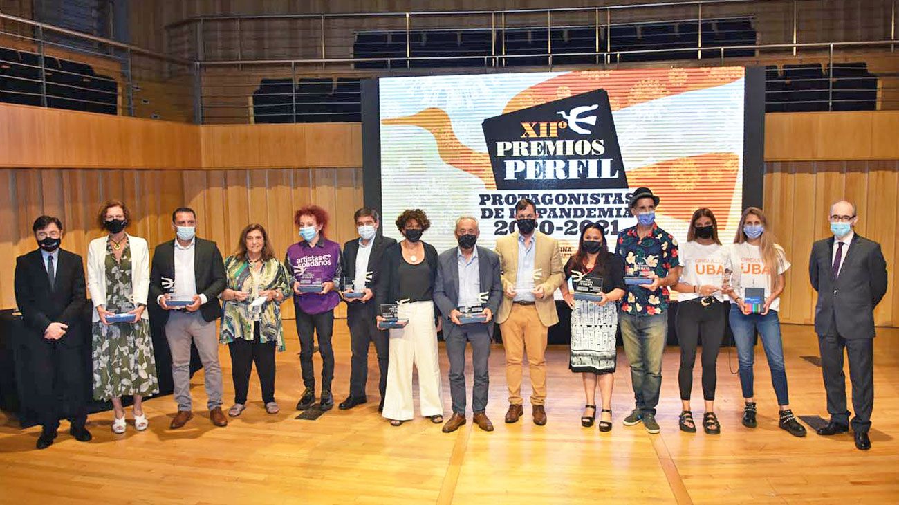 Los Premios Perfil distinguieron a muchos de los protagonistas decisivos en la pandemia