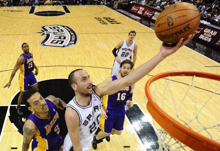 "Manu" Ginóbili, del 1 al 10.000 en la NBA