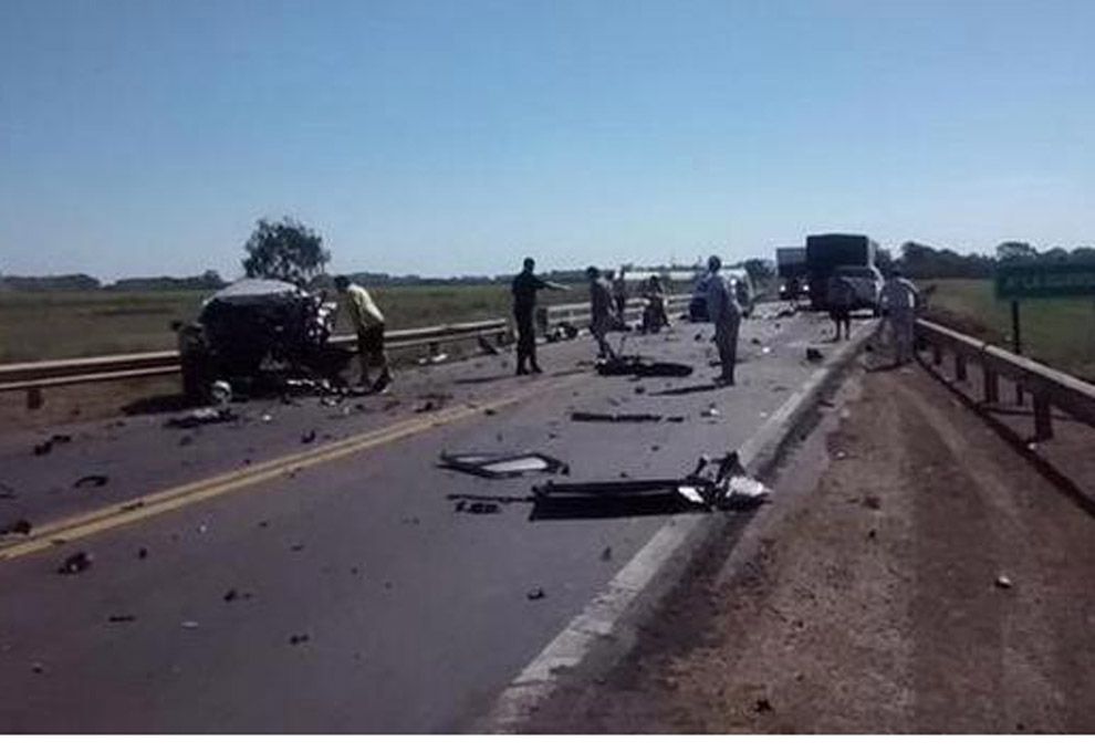 Al menos tres muertos en un accidente de tránsito en Ruta 7