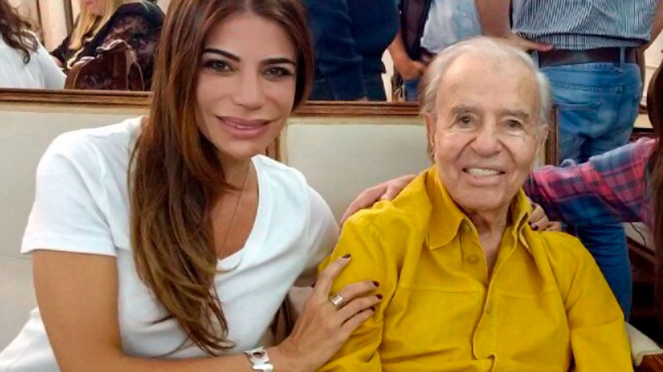 Menem defendió a Zulemita y culpó a Bolocco por no poder ver a su hijo Máximo