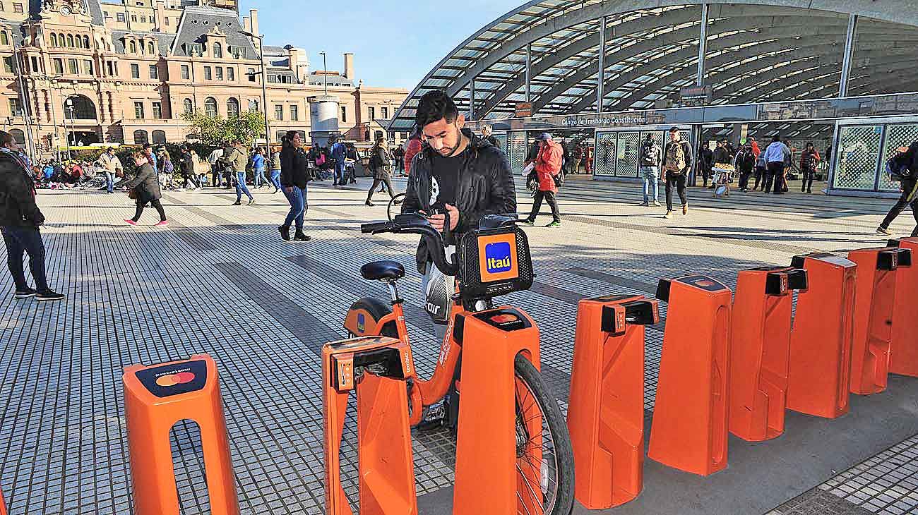 Constitución es la estación con más usos del sistema de bicis públicas