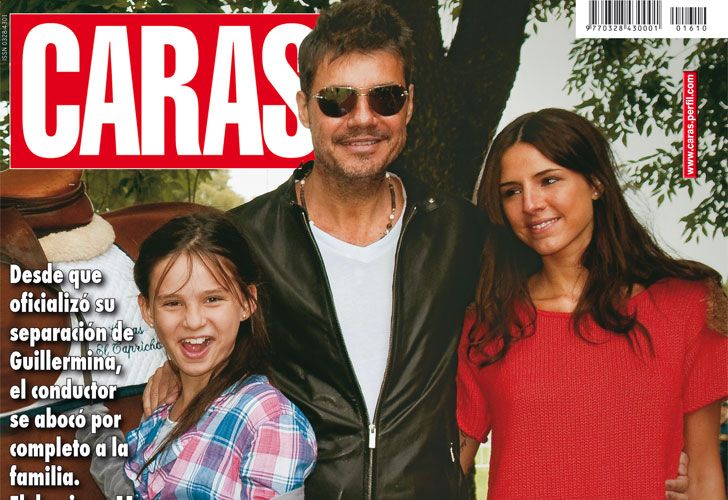 Tinelli busca refugio en sus hijas