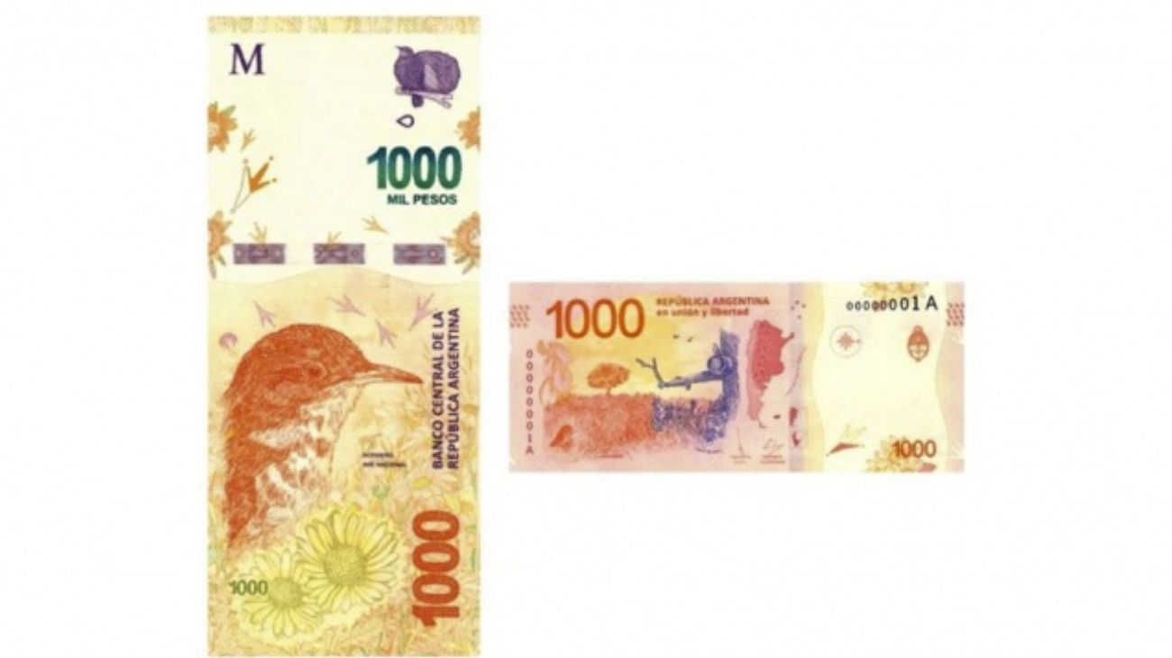 El efecto de la inflación: los billetes de 1000 pesos son los que más circulan en la calle