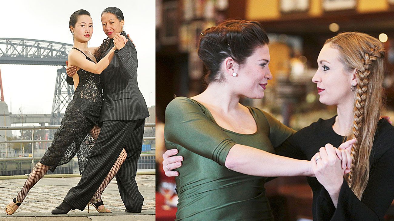 Cinco parejas de mujeres rompen con los prejuicios en el Mundial de Tango