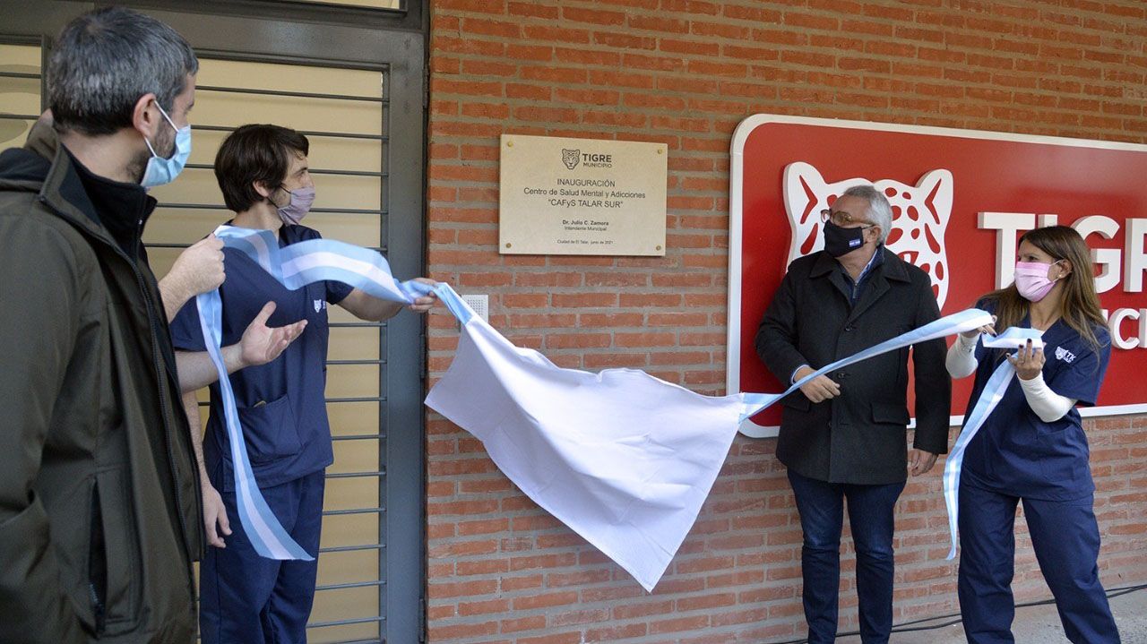 Tigre: Zamora inauguró un centro orientado en adicciones y salud mental