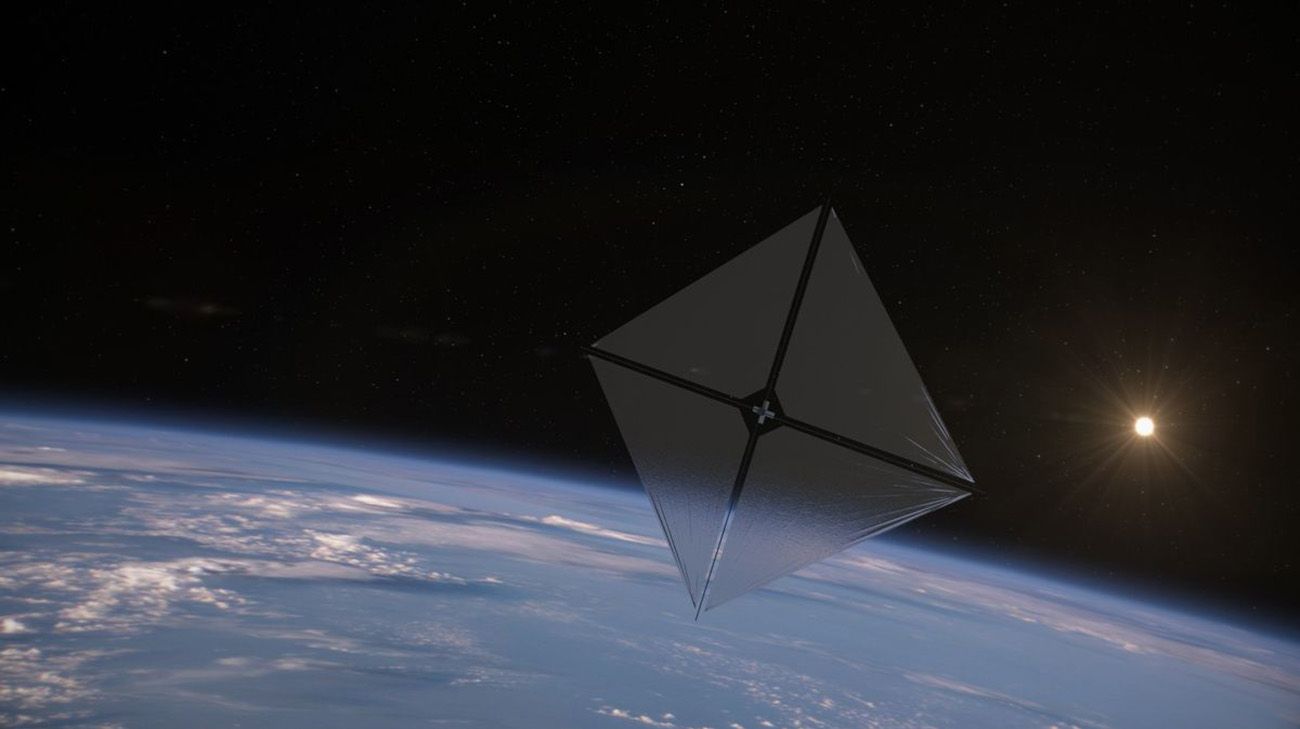 La NASA reveló la primera imagen de su vela solar espacial: ¿cuál es su función?