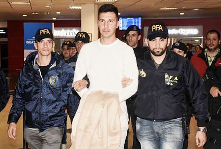 Fabbro llegó al país extraditado de México y declaró que es “inocente”