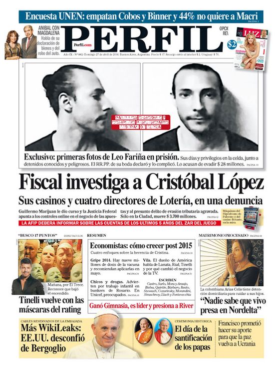 Fiscal investiga a Cristóbal López