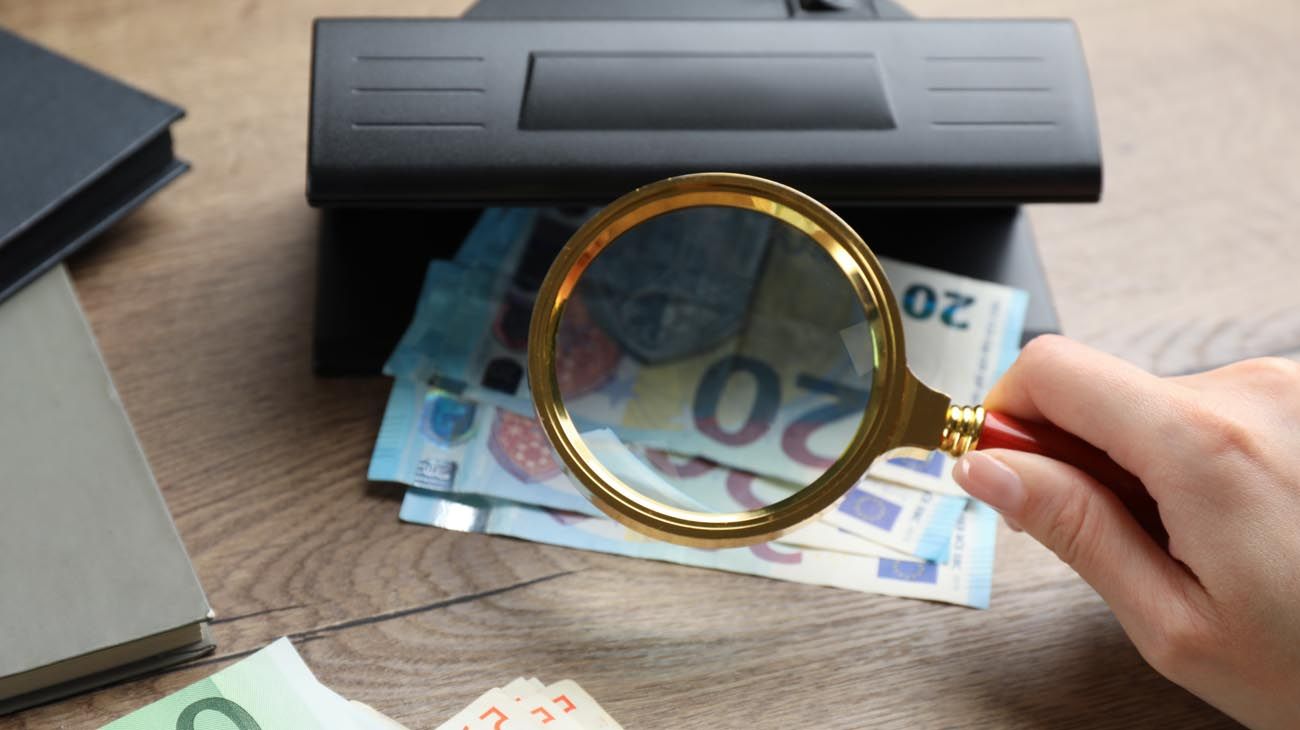 Euros truchos: tres maneras de detectar si un billete es falso