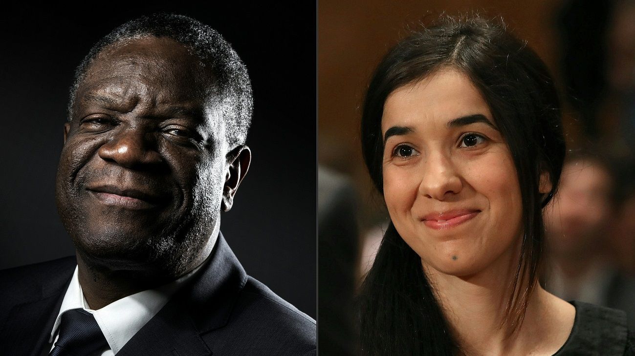 Premio Nobel de la Paz 2018: Denis Mukwege y Nadia Murad