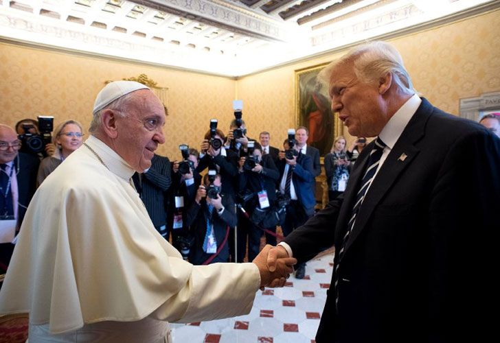 Cumbre entre el Papa Francisco y Donald Trump
