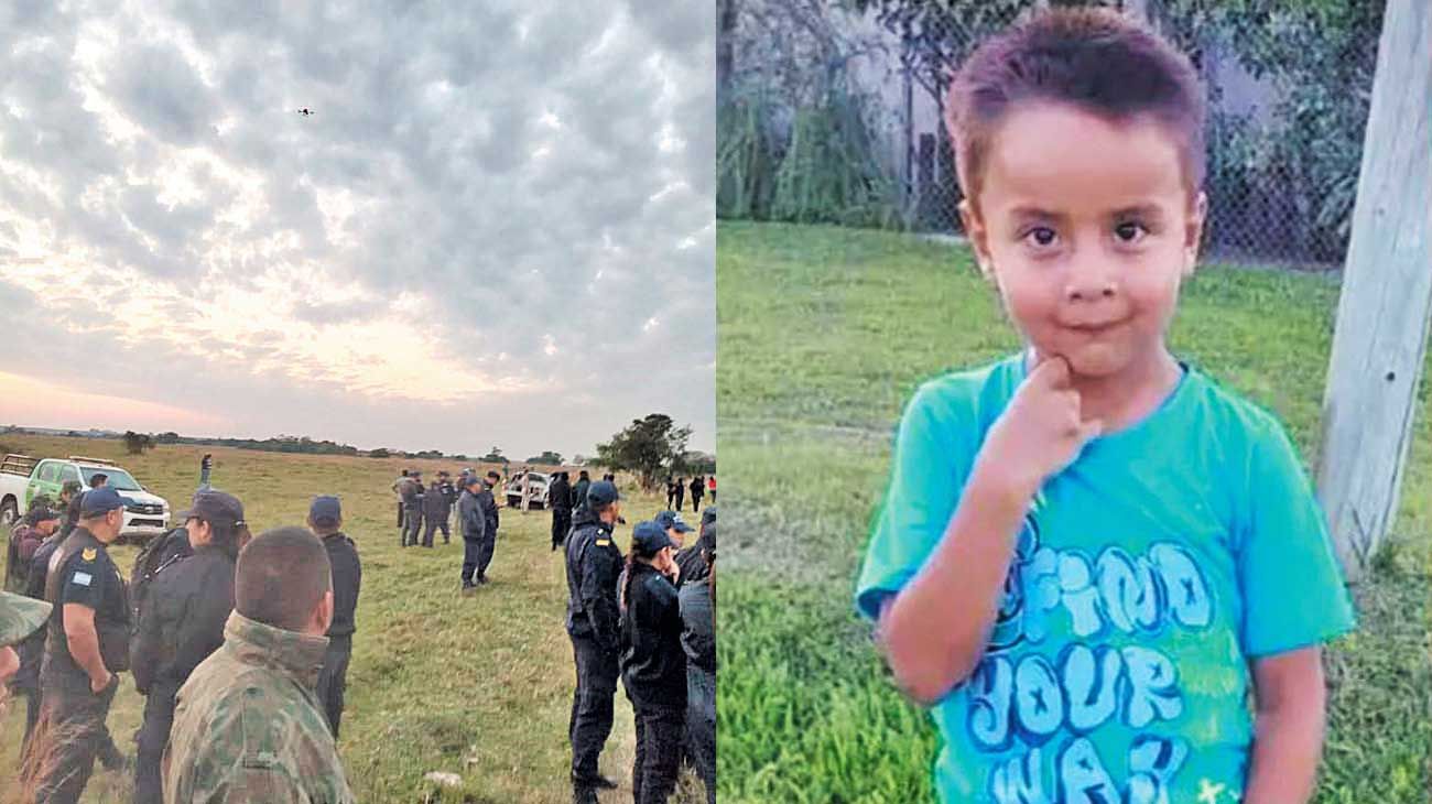 Angustiosa búsqueda de un nene de 5 años que desapareció en un monte en Corrientes